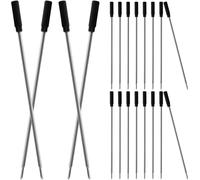 20 Pezzi Ricariche per Penne Gel 1mm, PP Nero, Confezione Pratica | Penne Gel Standard, senza Perdite D'inchiostro, per Insegnanti e Ragazzi, Disegno e Schizzo