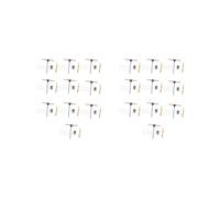 20 Pezzi Ricevitore ELRS 2,4 GHz ExpressLRS Ricevitore CRSF con Antenna di Tipo T per Parti di Droni da Attraversamento RC FPV
