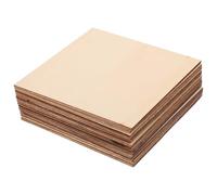 20 Pezzi Ritaglio di Legno Non Finito 10cm per Graffiti Fai da Te | Superficie Liscia e Grezza, Legno Leggero, per Scaffali, Bacheche, Casa e Decorazioni Natalizie o Compleanno