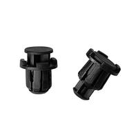 20 pezzi Rivetti in plastica for auto 14,5 mm Clip di fissaggio nere, clip for gonna laterale auto