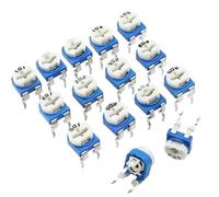 20 pezzi RM065 RM-065 1K 2K 5K 10K 20K 50K 100K 200K 500K 1M ohm Trimmer Potenziometro resistore variabile(100 Ohm)