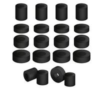 20 Pezzi Rondella in Gomma Piatta, 4 Misure Occhielli in Gomma Multiuso Nero Rotondo Distanziatore Neoprene Distanziatore Antivibrante Rubber Grommet per Casa Auto Accessori
