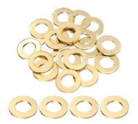 20 Pezzi Rondelle M16 Piatte, 30x16x3mm in Ottone per Bulloni
