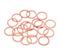 20 Pezzi Rondelle Piatte Rame M16 16x20x1.5mm per Guarnizione Piatta