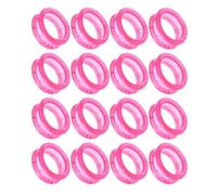 20 Pezzi Rosa Anelli per Forbici da Toelettatura per Taglio in Silicone | Protezione Dita, Controllo Antiscivolo, Riduce la Fatica, per Tosatrici Sfoltitrici e Uso Domestico