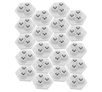 20 Pezzi Rotelle Adesive Girevoli per Mobili e Contenitori, Bianco | Acciaio e Nylon, Profilo Basso Compatto, Nastro Antiscivolo senza Segni, per Piastrelle e Casa