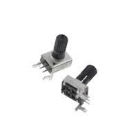 20 pezzi RV09 orizzontale albero da 12,5 mm 1K 2K 5K 10K 20K 50K 100K 1M 0932 103 resistore regolabile 0932 potenziometro rotativo con guarnizione a 3 pin(1K Ohm)
