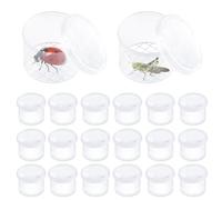 20 Pezzi Scatola Osservazione Insetti, Box Insetti con Ingranditore Insetti, Scatola di Insetto Bambini per Bambini Naturale Educativo Scienza Imparare