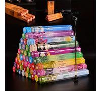 20 pezzi/Scatola strisce di aromaterapia, gode del profumo dell'India con 20 bastoncini di incenso - eucalipto, salvia bianca, ylang-ylang, palo santo, sandalo, lavanda e altro ancora - perfetto per y