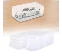 20 Pezzi Scatola Trasparente in PVC Scala 1/64 Modello di Veicolo Custodia per