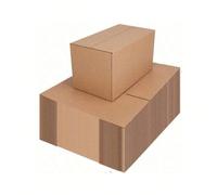 20 pezzi Scatole di cartone ondulato marrone, dimensioni: 13x8,5x7,5cm e 17,5x11x9cm, adatte per spedizioni, confezioni per piccole imprese, regali di San Valentino e consegne quotidiane Misura grande