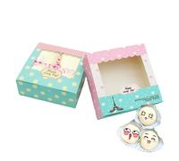 20 Pezzi Scatole per Cupcake, Scatola per Muffin, Si Applica Anche a Dolci, Cioccolato, Biscotti, Biscotti e Altri Piccoli Regali, Trasparente