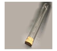 20 pezzi/set 20X150mm provette in vetro con fondo rotondo e tappo in sughero da laboratorio Attrezzature da laboratorio