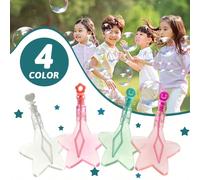 20 pezzi/set Bacchette per bolle di sapone trasparenti a forma di pentagramma, adatte come gadget per feste, giocattoli casual, compatte e portatili Casuale 10,20 casuali,Casuale 5ABS