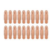 20 Pezzi Set di Punte di in Rame Accessori per Torcia per Binzel 24KD Saldatura MIG/MAG (0.8mm)