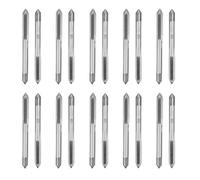 20 pezzi set di rubinetti a mano M5, strumento in lega tocchi di flauto diritti per ferro, rame, alluminio, filettatura in acciaio inossibile, forniture di riparazione manuale