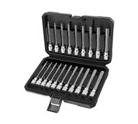 20 pezzi set di socket bit esagonale con adattatore scatola da 3/8 pollici