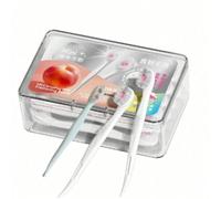 20 pezzi Set di spazzolini da denti monouso con custodia da viaggio in ABS, spazzolino da denti portatile, uso multifunzionale per adulti in viaggio, per un alito fresco, scatola multifunzionale per l