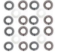 20 Pezzi Set Pettine Fasce Elasticizzato Flessibile Plastica Cerchio - USA Nave