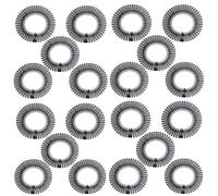 20 Pezzi Set Pettine Fasce Elasticizzato Flessibile Plastica Cerchio - USA Nave