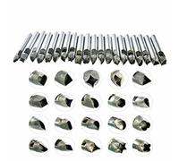 20 Pezzi / Set Strumento per Fori in Acciaio al Carbonio da 6 mm in Acciaio al Carbonio per la Decorazione di Portafogli / Cinture