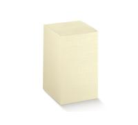 20 PEZZI SETA AVORIO Scatola pighevole 10X10X12 cm 0L2P