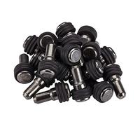 20 pezzi SOTECH Reggimensola OR per Foro Ø 5 mm Reggimensola Nero con Gommini Reggimensola a Innesto per Ripiani in Vetro Reggimensola montaggio