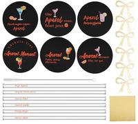 20 Pezzi Sottobicchieri rotondi in feltro(10 * 10cm), Sottobicchieri per Bevande, Includi 6 Cannucce di Vetro e 1 Spazzola per la Pulizia Delle Cannucce, per Bicchieri, Bar, Tavolo, Bevande