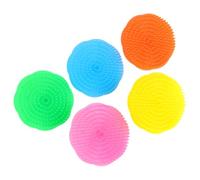 20 Pezzi Spazzola Lava Capelluto in Plastica per Lavaggio Chioma | Massaggio del Cuoio Capelluto, Controllo della Forfora, Formato Portatile, Colore Casuale, Uso Manuale