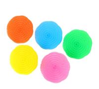 20 Pezzi Spazzola per Lavaggio Chioma e Massaggio Cute in Plastico | Uso su Chioma e Cuoio Capelluto, Pulizia nel Lavaggio, Colore Assortito Colore Casuale