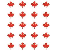 20 Pezzi Spilla Bandiera Canada Metallo Foglia d'acero Distintivi Canada Nazionale Pin Badge Spilla Canada per la Decorazione di Vestiti Giacca Zaini Cappelli Abbigliamento Souvenir Regali