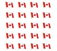 20 Pezzi Spilla Bandiera Canada Nazionale Pin Badge Metallo Spilla Canada Distintivo per la Decorazione di Vestiti Giacca Zaini Cappelli Abbigliamento Souvenir Regali