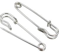 Spille da balia grandi, 20 spille da balia kilt, 50 mm, in acciaio inox, resistenti spille di sicurezza per coperte, maglieria, gioielli e artigianato