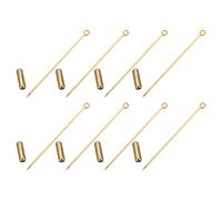 20 Pezzi Spille di Sicurezza in Rame per Gioielli Fai da Te | Lavorazione Manuale, Finitura Lucida e Liscia, Stile Pulito per Giacche e Abiti, Set da Venti Pezzi