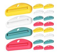 20 Pezzi Spremitubetti Manuale per Dentifricio e Creme, Plastica | Piccoli Tubetti di Vernice e Pomate, Uso su Piano e Bagno, Compatibile, Facile da Pulire