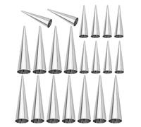 20 Pezzi Stampo per Croissant in Acciaio Inox, Set da 6, Conico