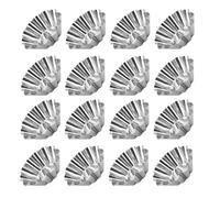 20 Pezzi Stampo per Crostatine a Crisantemo in Acciaio Inox | Fondo Piatto, per Torte e Pie, Uso in Piccole Preparazioni, Design Elegante