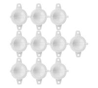20 Pezzi Stampo per Ravioli Manuale in PP Bianco da 7cm Fu | Forma Uniforme, Compatto e Liscio senza Bave, per Sfoglie Pressate, Cucina Domestica e Ristorante