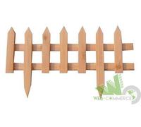 20 PEZZI STECCATO IN LEGNO PER AIUOLE STACCIONATA RECINTO BASSO CM.60X35X1,0