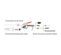 20 Pezzi Strumento Aria Kit Compressore Aria Kitair Strumenti Con 0.6cm Npt