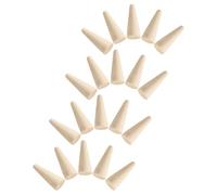 20 Pezzi Supporto Conico in Legno Naturale per Anelli e Orecchini, Fai da | Superficie Non Verniciata, Venature Naturali e Stile Minimalista, per Esposizione Boutique e Attività Educative
