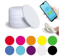 20 pezzi Tag NFC Adesivi 30mm con Bollini Adesivi Colorati, NFC Tag Programmabili Card NFC - NTAG215 540 Byte - Compatibili con iPhone Comandi Rapidi iOS App | Android Apps | Homekit Switch