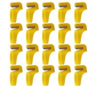 20 Pezzi Taglierina per Cucire a Dito in Plastica e Metallo | Taglio per Filo e Lenza, Facile da Riporre, Uso Manuale Semplice Colore Casuale
