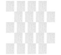 20 Pezzi Tappetino per Veicolo in Feltro Assorbente Antiscivolo | Protezione Monouso per Pavimento Veicolo, Adatto a Detailing e Pulizia Interni, Formato 20x16 Pollici