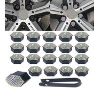 20 Pezzi Tappi Copridadi Ruota Copri Bulloni per Citroen C5 III Tourer (Bj. 2008-2017), Copri Dadi Bullone Ruota Tappi a Vite Ruota Set con Strumento di Rimozione,17mm-E