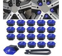 20 Pezzi Tappi Copridadi Ruota Copri Bulloni per VW Golf 8 (VIII) CD I 2019-2024, Copri Dadi Bullone Ruota Tappi a Vite Ruota Set con Strumento di Rimozione,17mm-B