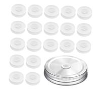 20 Pezzi Tappo in silicone con copertura in legno di bambù protettore di paglia occhielli per borraccia cuffia silicone tappi in silicone il cavo pickleball tappi fissi di paglia