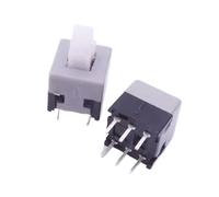 20 pezzi Tattile Mini On Off Interruttore autobloccante Pulsante Momentaneo Latching 5.8 * 5.8/7 * 7/8 * 8/8.5 * 8.5mm DIP 6 Pin(8.5x8.5,10 pieces)