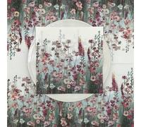 20 pezzi, tovaglioli di carta eleganti con motivi floreali, tovaglioli quadrati monouso con fiori che scorrono, adatti per matrimoni, addii al nubilato, feste del tè primaverili ed estive, asciugamani