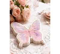 20 pezzi Tovaglioli usa e getta a forma di farfalla rosa, forniture per feste con stampa a farfalla, tovaglioli decorativi in carta adatti per la Festa della Mamma, matrimoni, feste di compleanno, riu